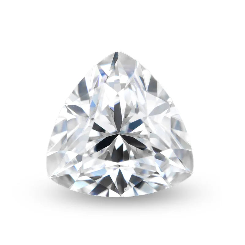 Trillion Cut White Moissanite Loose Stone - Luther's Diamonds