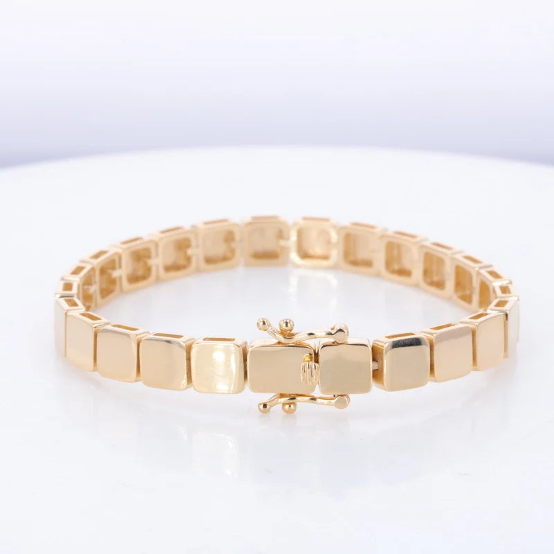 Solid Gold Charm Bracelet in 18K Yellow Gold