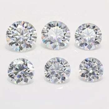 Round White Moissanite Loose Stone - Luther's Diamonds