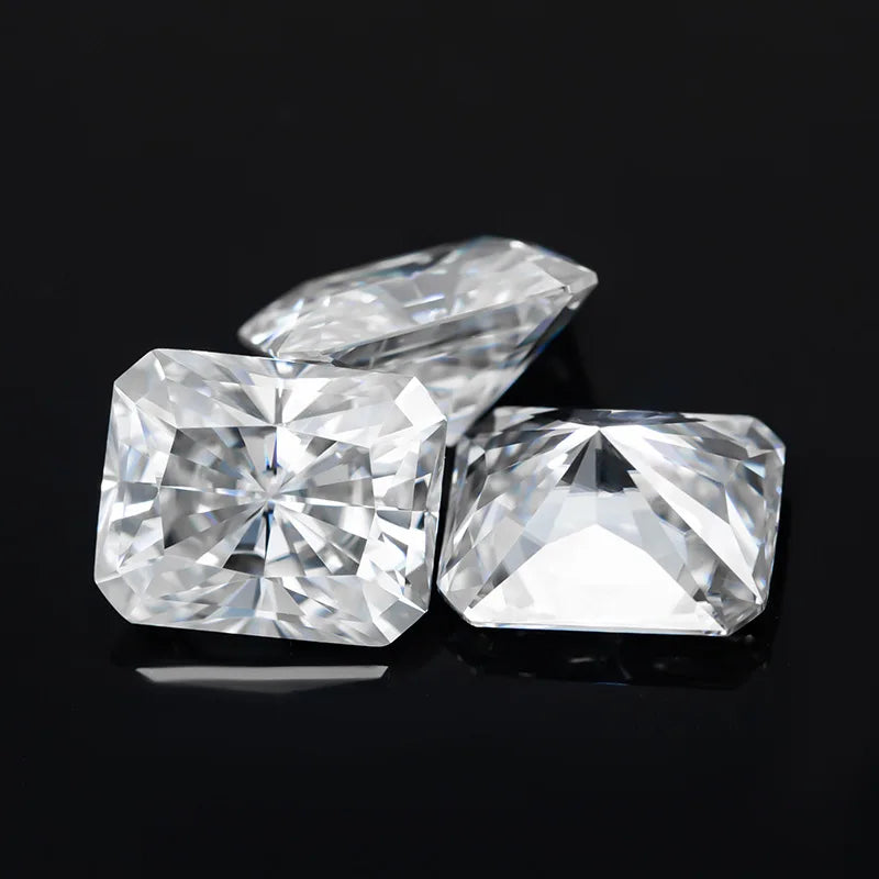 Radiant Cut White Moissanite Loose Stone - Luther's Diamonds