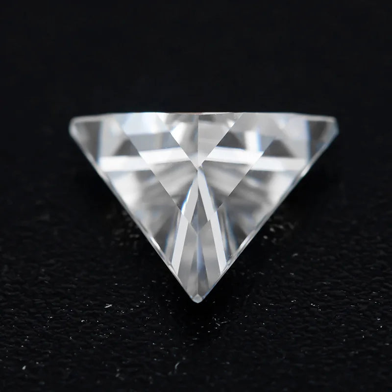 Triangle Cut White Moissanite Loose Stone - Luther's Diamonds