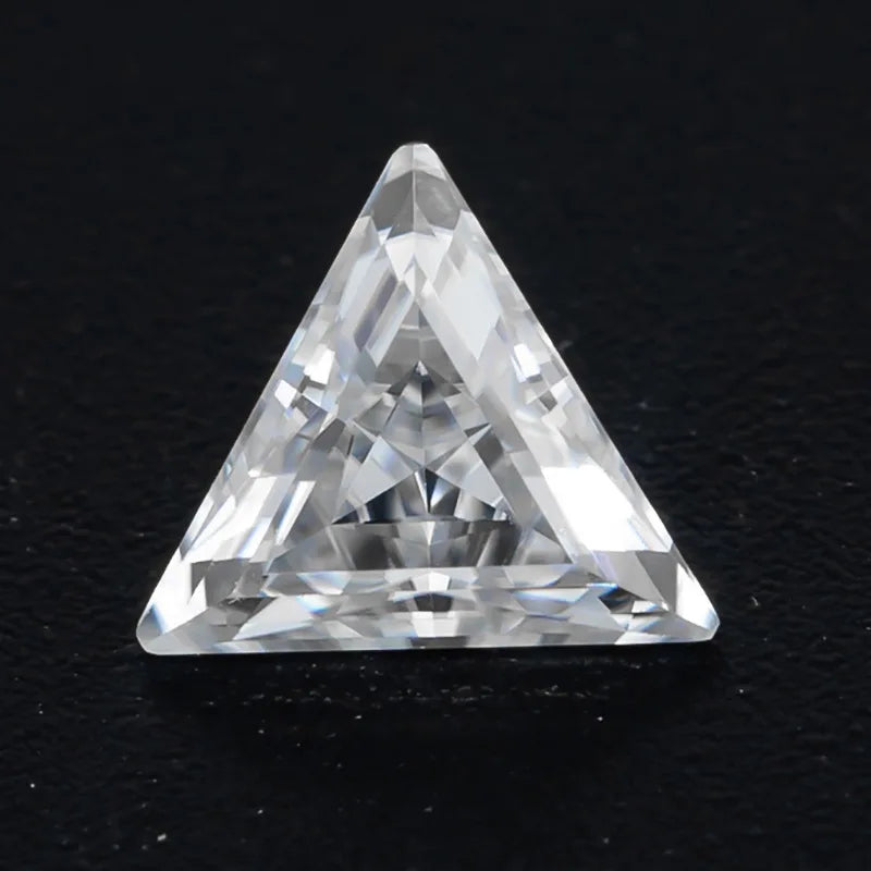 Triangle Cut White Moissanite Loose Stone - Luther's Diamonds