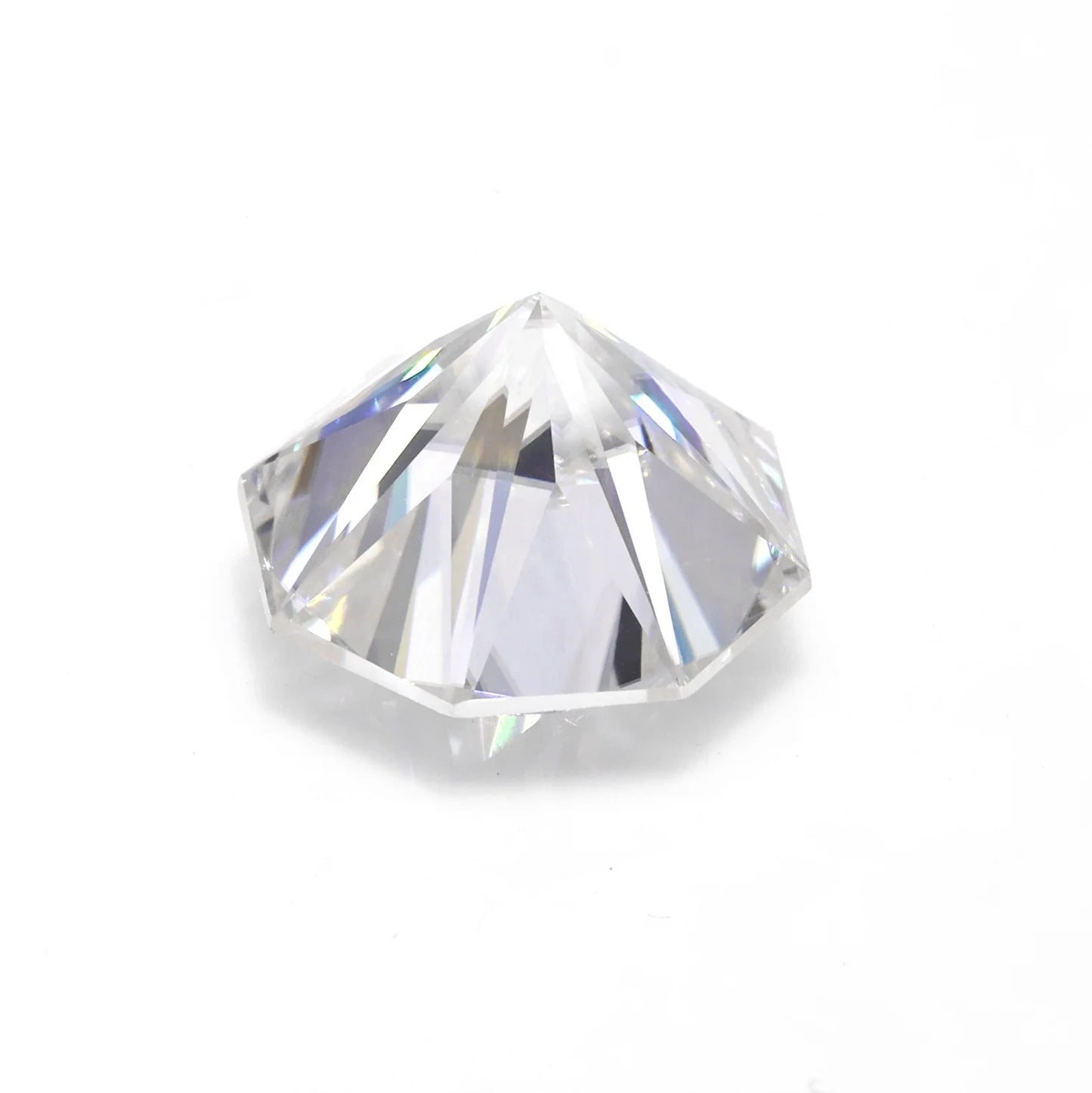 Flower Cut Octagon Shape Moissanite Loose Stone - Luther's Diamonds