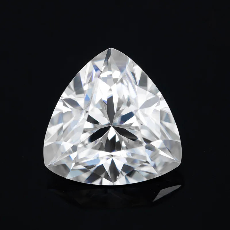 Trillion Cut White Moissanite Loose Stone - Luther's Diamonds