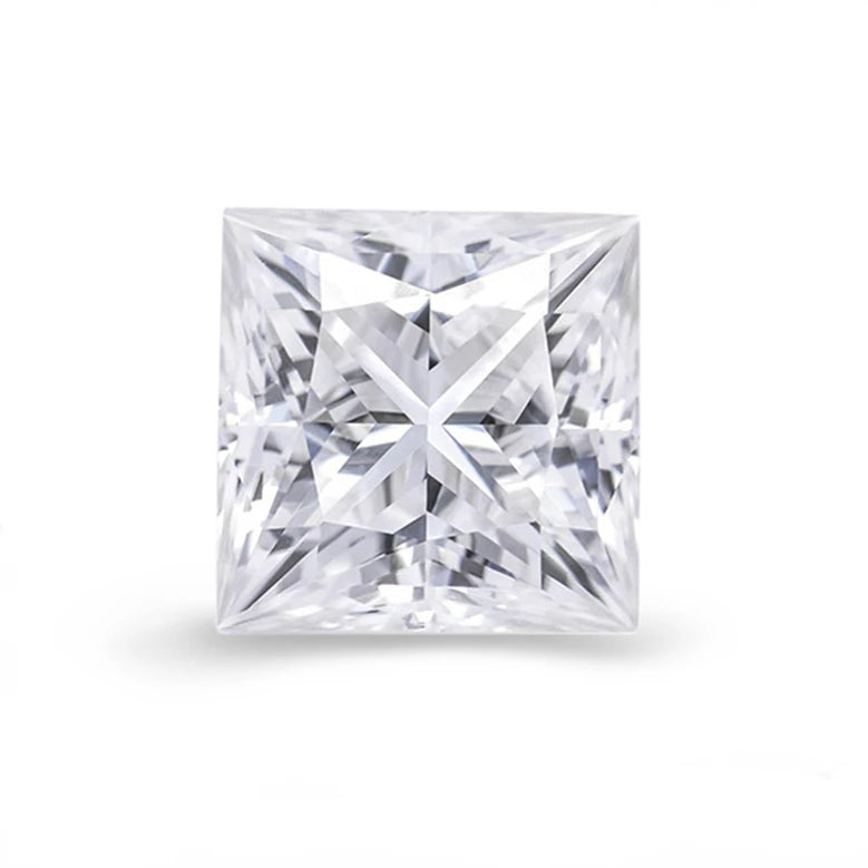 Princess Cut White Moissanite Loose Stone - Luther's Diamonds