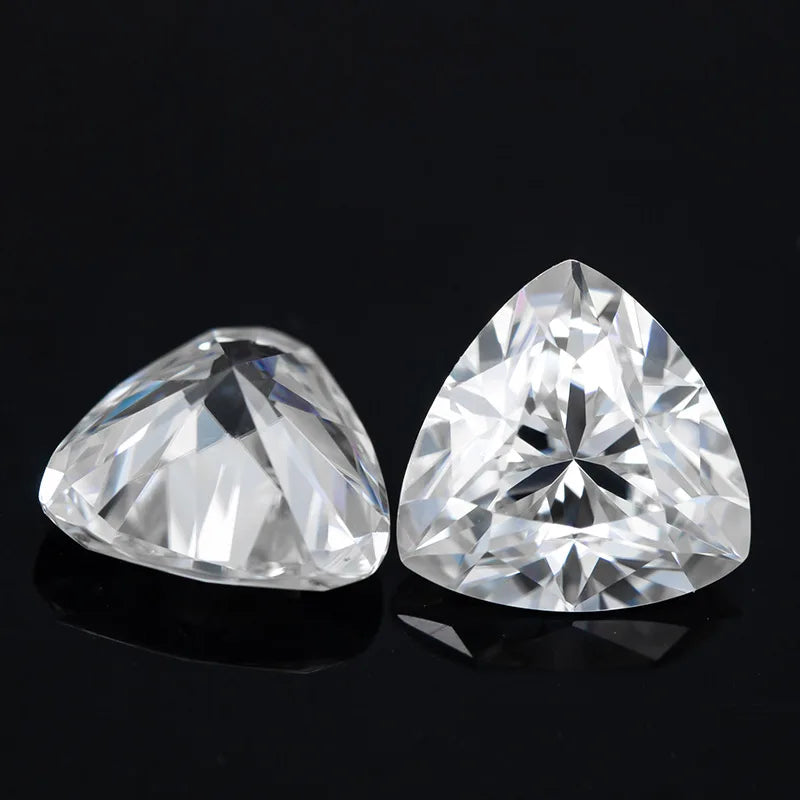 Trillion Cut White Moissanite Loose Stone - Luther's Diamonds