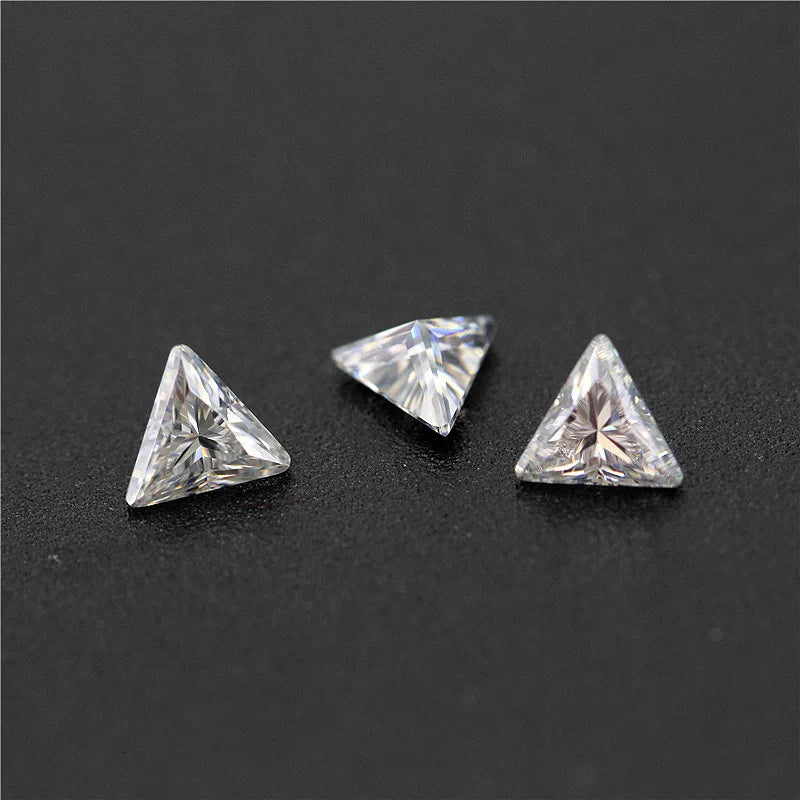 Triangle Cut White Moissanite Loose Stone - Luther's Diamonds