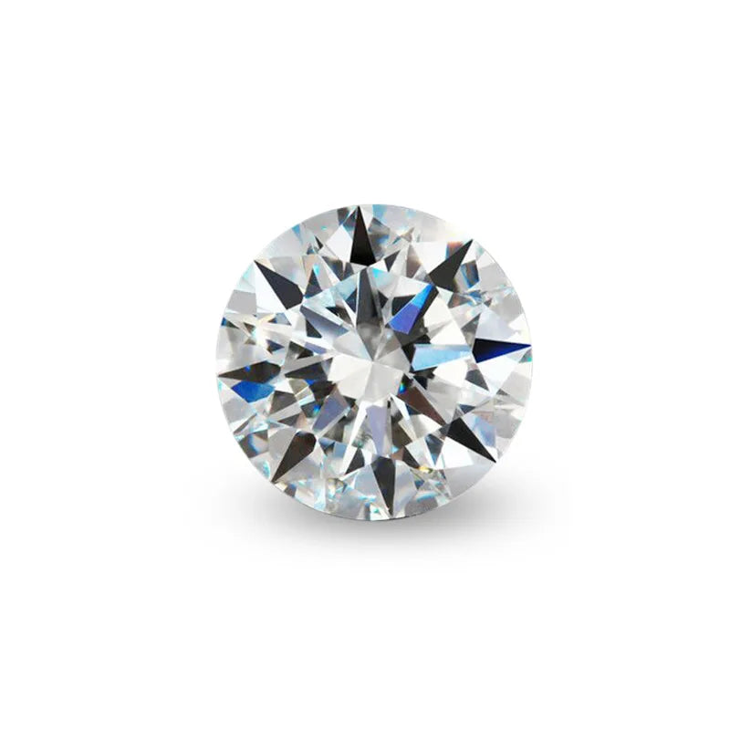 Round White Moissanite Loose Stone - Luther's Diamonds