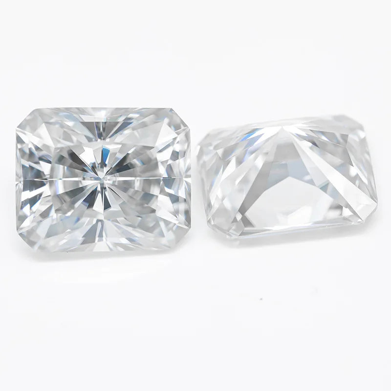 Radiant Cut White Moissanite Loose Stone - Luther's Diamonds