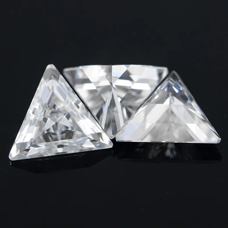 Triangle Cut White Moissanite Loose Stone - Luther's Diamonds